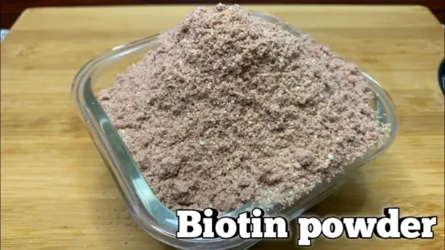 How to make biotin powder at home for thick and voluminous hair