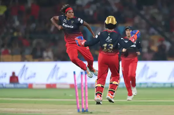 Asha, Ghosh, and Meghana were the heroes in a remarkable victory for RCB, leading their team to a thrilling win