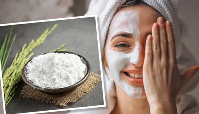 How to Reduce Facial Hair Using Rice Floor