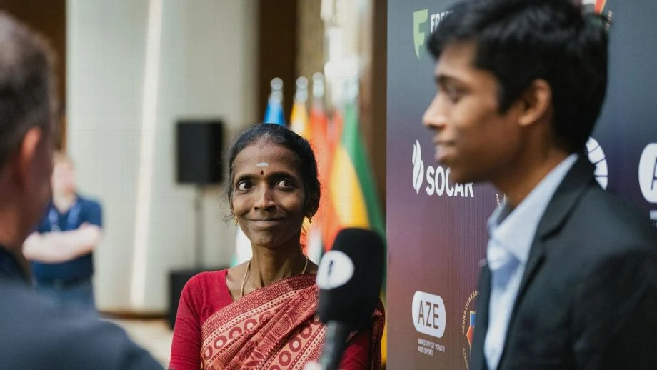 “India Glows: Praggnanandhaa, Nagalakshmi, and Radiant Mother’s Smile Shine in 2023’s Triumph”