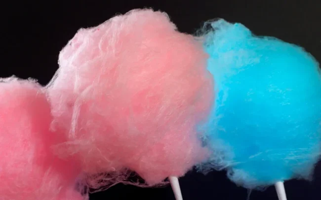 Don’t use cotton candy it have harmfull colouring agents
