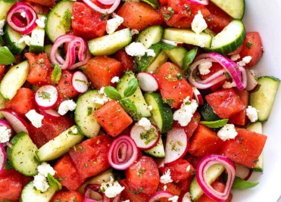 Cucumber-Watermelon-Salad