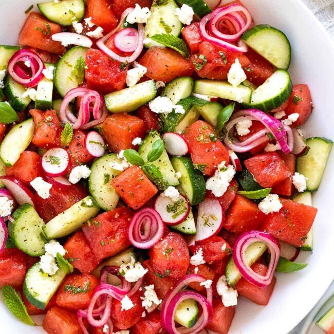 Benefits of Cucumber Watermelon Salad