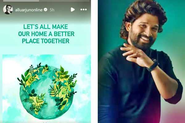 Allu Arjun Promotes Environmental Awareness on World Environment Day